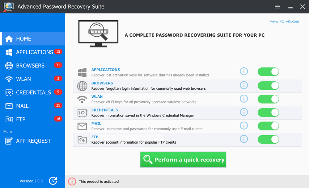Advanced Password Recovery Suite 2.2.0 full